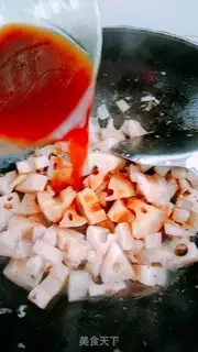 Make Tomato sauce and lily step 4