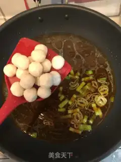 Make Duck blood fan soup step 6