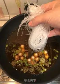 Make Duck blood fan soup step 7