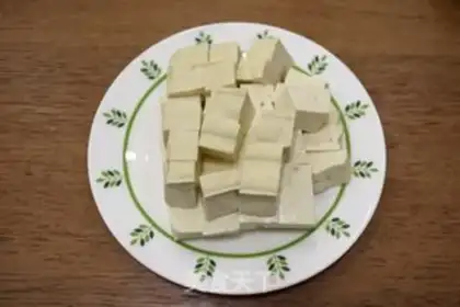 Make A casserole, bean curd step 2