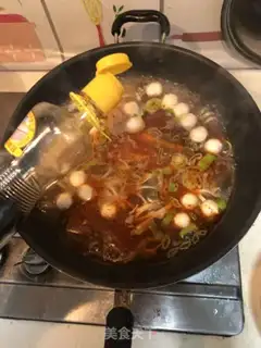 Make Duck blood fan soup step 10