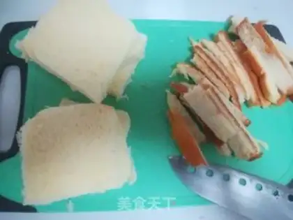 Make Onion toast step 0