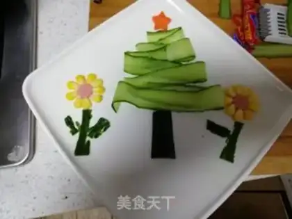 Make Merry Christmas tree step 5
