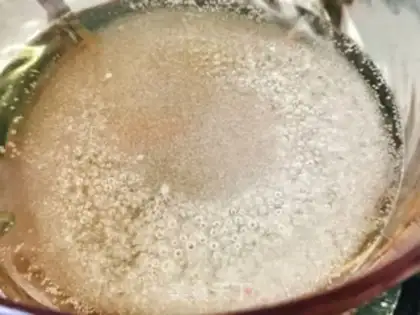 Make Strawberry Snowman step 9