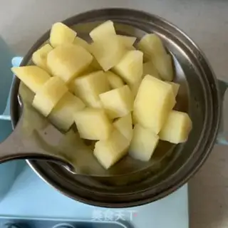 Make The sweet little potatoes step 1