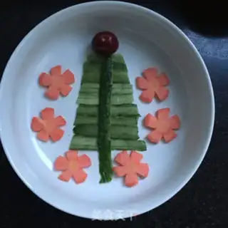 Make A Christmas plate step 4