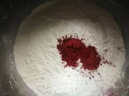 Make Christmas socks step 1