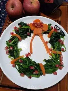 Make The spinach wreath step 6