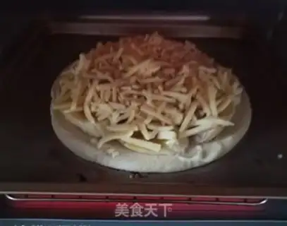 Make Banana bean pizza step 4