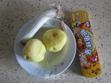 Make Potato with abalone sauce step 0