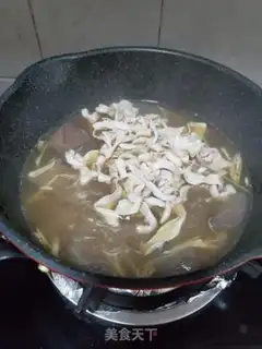 Make Duck blood fan soup step 9