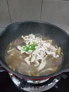 Make Duck blood fan soup step 10