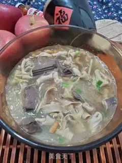 Make Duck blood fan soup step 11