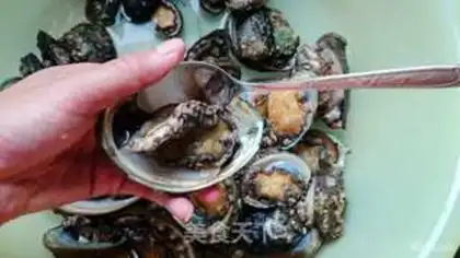 Make Flowers and drunk abalone step 0
