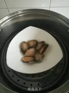 Make Flowers and drunk abalone step 1