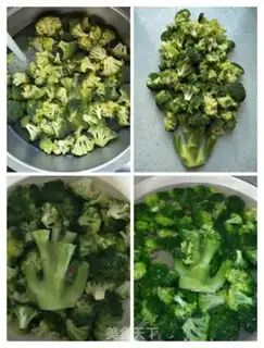 Make Christmas tree salad step 1