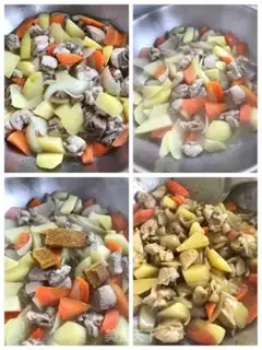 Make Potato curry chicken step 4