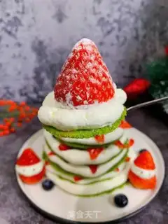 Make Christmas muffin cake step 1