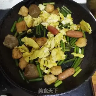 Make Garlic eggs, fried balls step 6