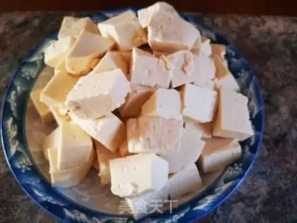 Make Seed shrimp tofu step 2