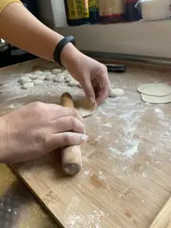 Make Pumpkin dumplings step 4