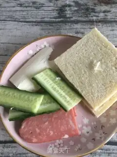 Make Cheese ham sandwich step 6