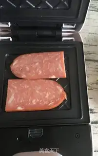 Make Cheese ham sandwich step 7