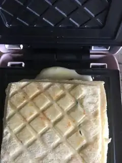Make Cheese ham sandwich step 17