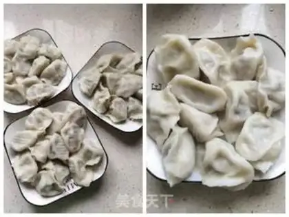Make Pork dumplings step 13