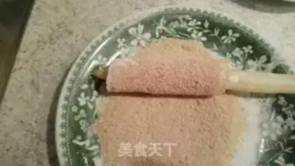 Make A white ham and cheese roll step 8