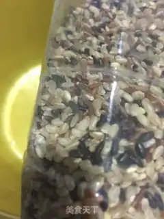 Make Three-coloured, rough rice step 0