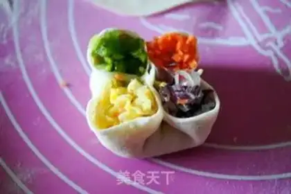 Make ♪ Four-fried dumplings step 7