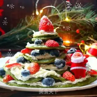 Make Christmas muffin cake step 16