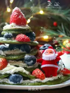 Make Christmas muffin cake step 17