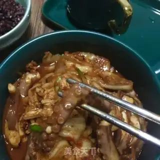 Make Hot cabbage with long legs step 16