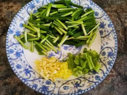 Make Seed shrimp casserole step 1