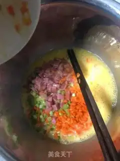 Make Ham eggs, egghead step 2