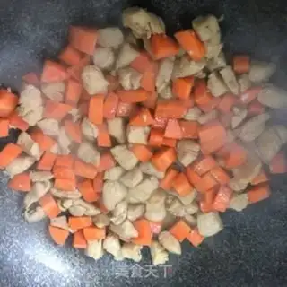 Make Chicken-dried vegetables step 3
