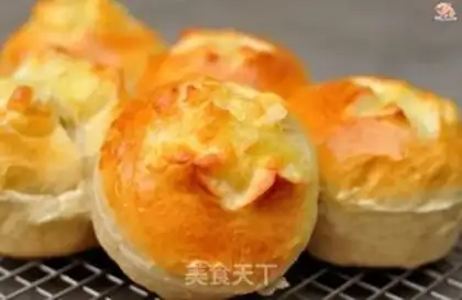 Make Black pepper chicken cheese bread step 13