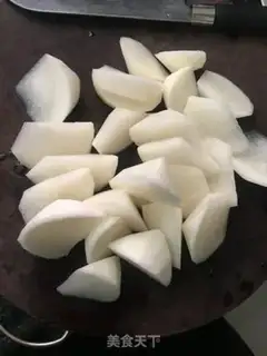 Make White radish gravy soup step 3