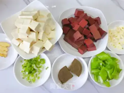 Make Curry and tofu step 1