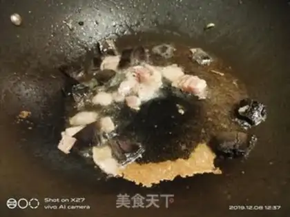 Make Beef tofu-coated potato noodles step 1