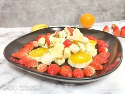 Make Strawberry apple banana salad step 5