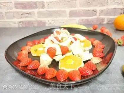 Make Strawberry apple banana salad step 6