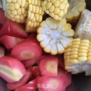 Make ♪ Mountain medicine corn chop soup ♪ step 3