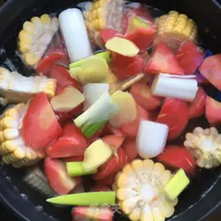 Make ♪ Mountain medicine corn chop soup ♪ step 5