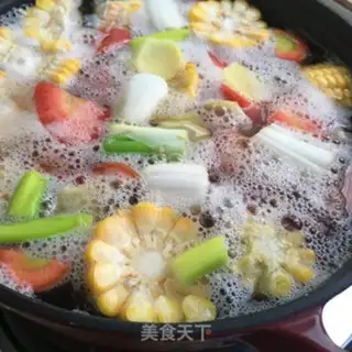 Make ♪ Mountain medicine corn chop soup ♪ step 6