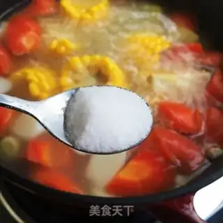 Make ♪ Mountain medicine corn chop soup ♪ step 7