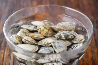 Make Popcorn clams step 0