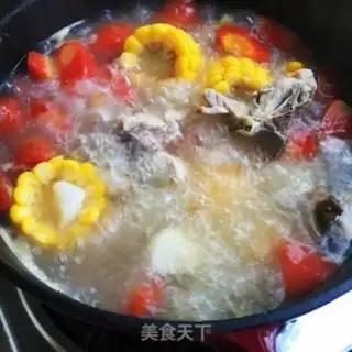 Make ♪ Mountain medicine corn chop soup ♪ step 8